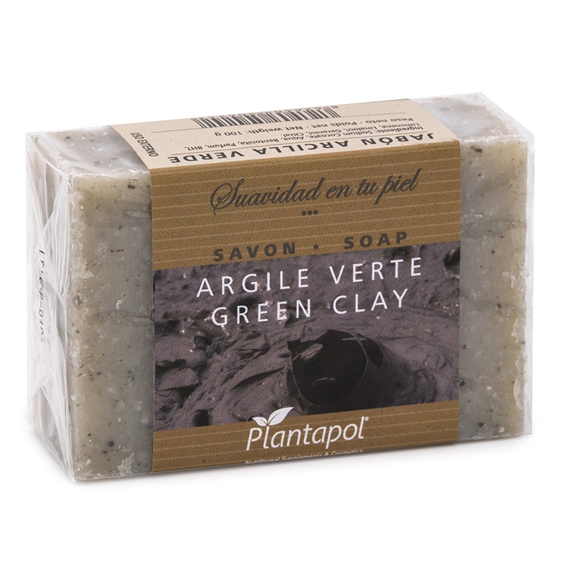 ARCILLA VERDE JABON 100 GR PLANTAPOL