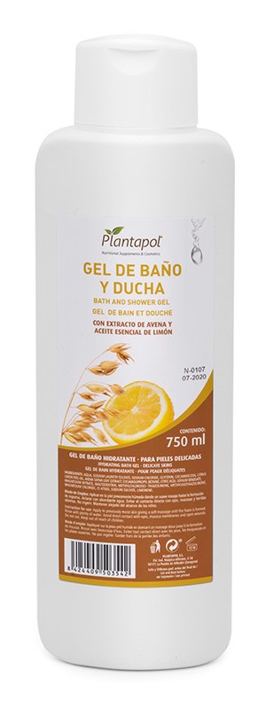 GEL DE BAÑO AVENA Y LIMON 750 ML PLANTAPOL