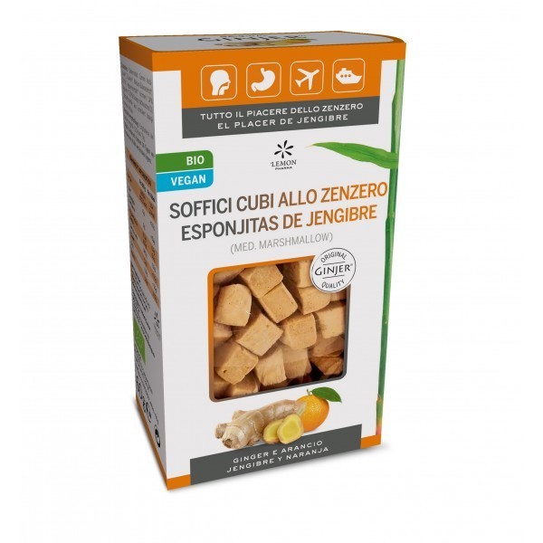 GINJER ESPONJITAS 60 GR BIO CON NARANJA