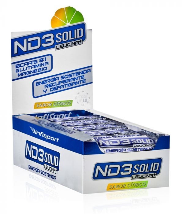 ND3 SOLIDO BARRITA CITRICO 40 GR 21U INFISPORT
