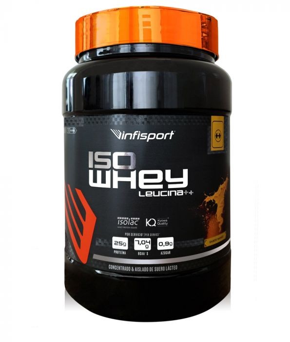 ISO WHEY LEUCINA 1 KG MANGO INFISPORT