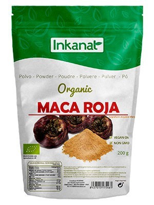 MACA ROJA POLVO BOLSA 200 GRS ECO INKANATURA