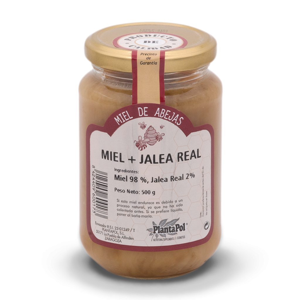 MIEL NATURAL CON JALEA REAL 500 GR PLANTAPOL