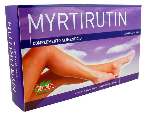 MYRTIRUTIN 20 AMPOLLAS 10 ML PLANTAPOL