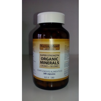 ORGANIC MINERALS 180 CAPSULAS NATUREMOST