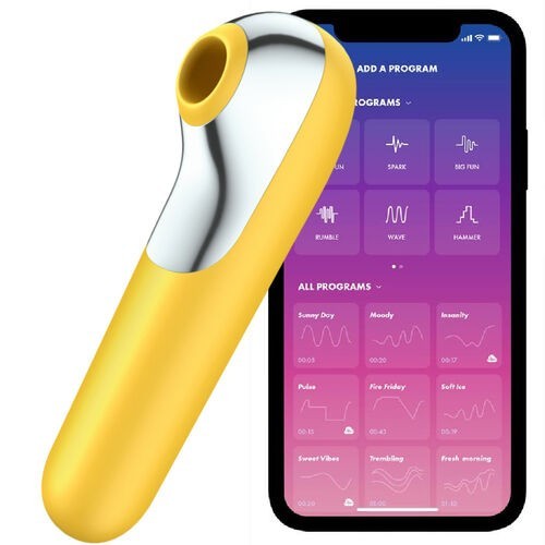 SATISFYER DUAL LOVE AMARILLO